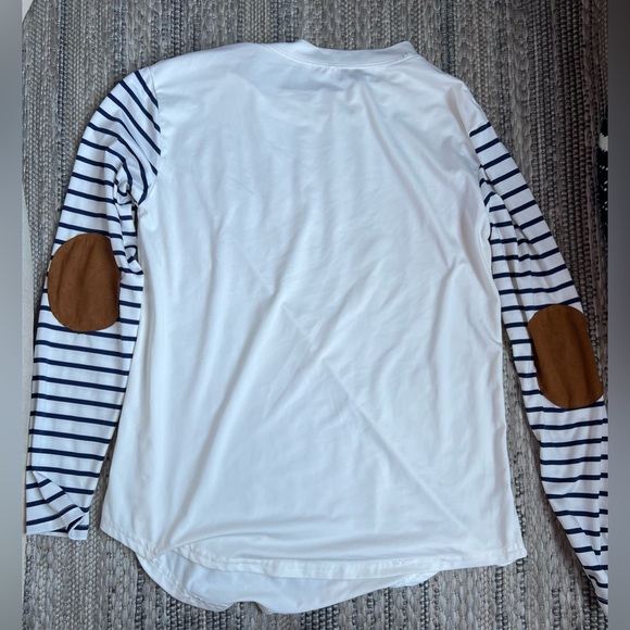 Striped patchwork long sleeve shirt - Picture 3 of 3